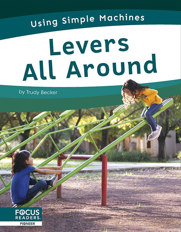 This informative book introduces young readers to levers, describing how they work, how they help people do jobs, and how they are used for fun. The book also includes a 