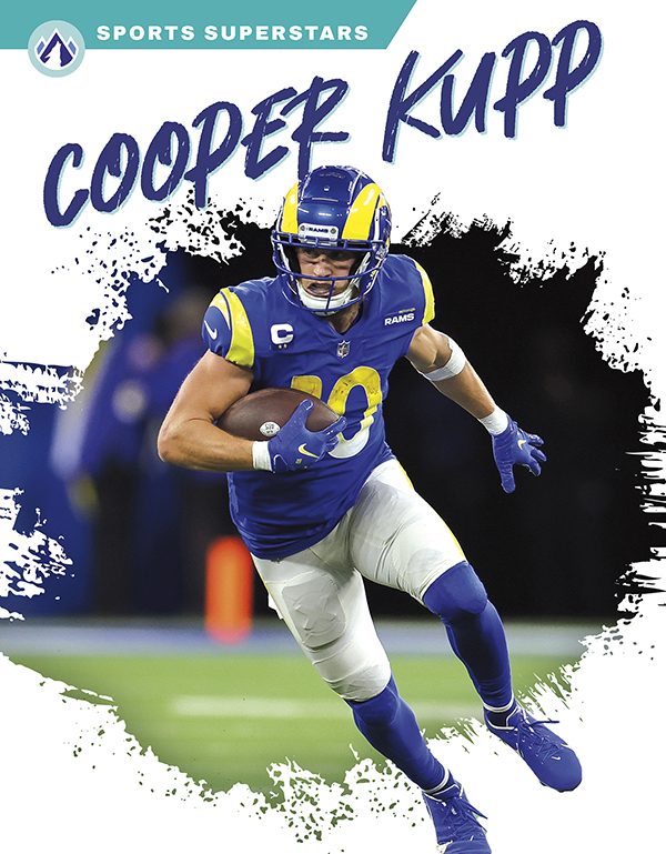 This exciting book provides an overview of the life and career of football star Cooper Kupp. Short paragraphs of easy-to-read text and plenty of colorful photos make reading simple and exciting. The book also includes a table of contents, fun facts, sidebars, comprehension questions, a glossary, an index, and a list of resources for further reading. Apex books have low reading levels (grades 2-3) but are designed for older students, with interest levels of grades 3-7.