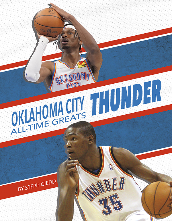 Get to know the greatest players in the history of the Oklahoma City Thunder, from the legends of the past to today’s biggest superstars. This action-packed book also includes a timeline, team facts, additional resources links, a glossary, and an index. This Press Box Books title is aligned to a reading level of grade 3 and an interest level of grades 2-4.