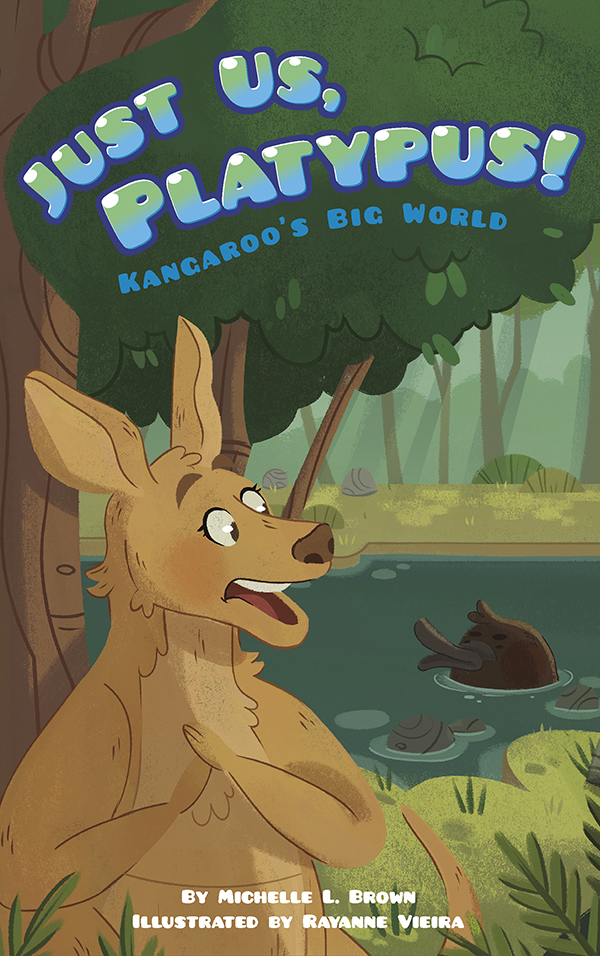 When Kangaroo falls into the river on her daily hop, she startles an animal with a flat bill. But it’s not her friend Duck. In fact, it’s a creature she’s never seen before. Sharp claws . . . brown, shiny fur . . . could she have discovered a River Monster?

Kangaroo is one small animal in a big, wonderful world, and each day brings a new adventure. Playful, rhyming text and lively imagery help beginning readers follow along as Kangaroo explores her world and makes friends along the way.