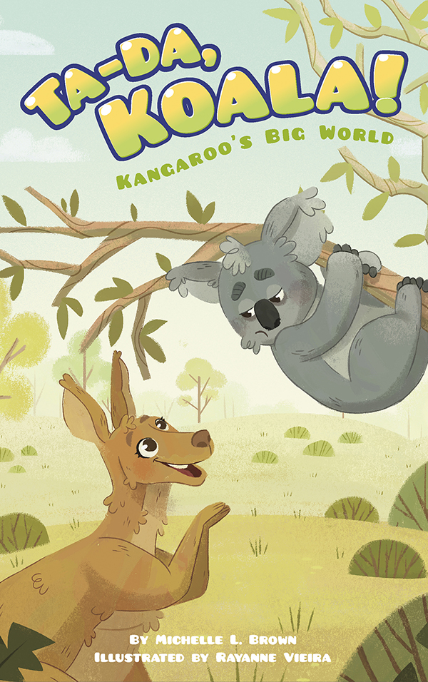 Kangaroo is bored, and none of her Outback friends can play. So, she tries boxing by herself, making a sand queen, and looking for her lost boomerang. While searching, she crashes into Koala’s branch. Here is the boredom buster she’s been seeking! But sleepy Koala just wants to finish his nap and be left alone. Can Kangaroo convince him to be her friend?

Kangaroo is one small animal in a big, wonderful world, and each day brings a new adventure. Playful, rhyming text and lively imagery help beginning readers follow along as Kangaroo explores her world and makes friends along the way.