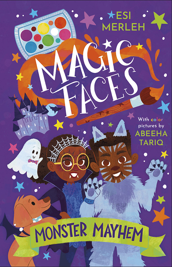 Open the MAGIC face paints and adventure awaits . . .

Fairy world or Monster Ball, which one will you choose?

In each a race to find the prize, will you win or lose? Austin, Alanna, and wiener dog Ozzy are going to a Monster Ball! With the help of magic face paints, Austin has been transformed into a werewolf and Alanna has become a vampire. Their mission is to find a crystal ball. But when a pair of evil skeletons steal a witch’s wand, mayhem ensues on the dance floor.

Can Austin and Alanna take back the wand and complete their mission before their time in the monster world runs out?