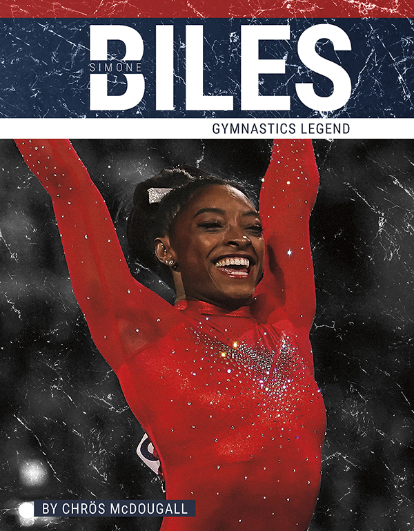 This book dives deep into the life and career of gymnastics icon Simone Biles. The book also includes a table of contents, a map of where each athlete's biggest accomplishments took place, a list of each athlete's accolades, additional resource links, a glossary, and an index. This Press Box Books title is aligned to a reading level of grades 3-4 and an interest level of grades 3-7.
