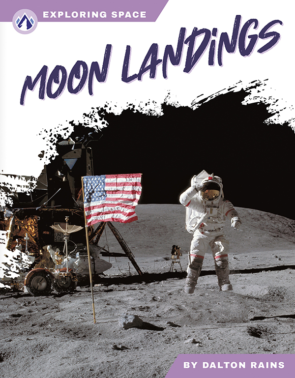 In this eye-grabbing book, readers learn all about moon landings. Short paragraphs of easy-to-read text are paired with plenty of colorful photos to make reading engaging and accessible. The book also includes a table of contents, fun facts, sidebars, comprehension questions, a glossary, an index, and a list of resources for further reading. Apex books have low reading levels (grades 2–3) but are designed for older students, with interest levels of grades 3–7.
