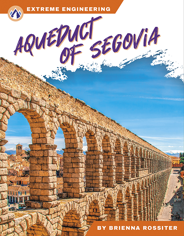 This book describes the features, construction, and history of the Aqueduct of Segovia. Short paragraphs provide easy-to-read text, while colorful photos make the book engaging and accessible. The book also includes a table of contents, fun facts, sidebars, comprehension questions, a glossary, an index, and a list of resources for further reading. Apex books have low reading levels (grades 2–3) but are designed for older students, with interest levels of grades 3–7.