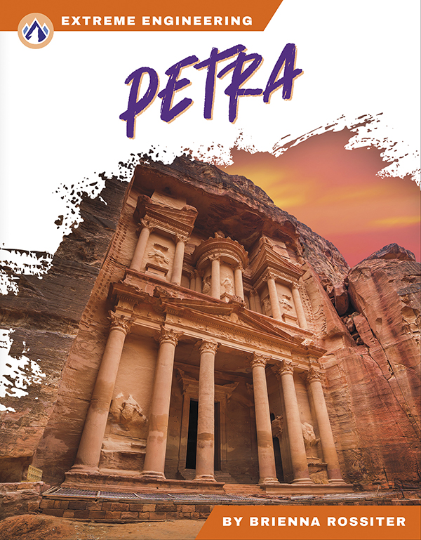 This book describes the features, construction, and history of Petra. Short paragraphs provide easy-to-read text, while colorful photos make the book engaging and accessible. The book also includes a table of contents, fun facts, sidebars, comprehension questions, a glossary, an index, and a list of resources for further reading. Apex books have low reading levels (grades 2–3) but are designed for older students, with interest levels of grades 3–7.
