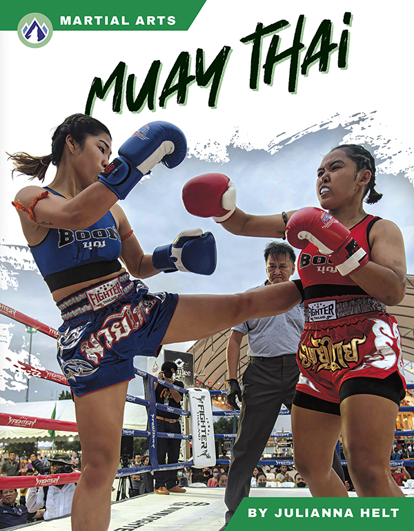 This book gives a quick overview of muay thai, from its historic origins to the ways people train and compete today. Short paragraphs of easy-to-read text and plenty of colorful photos make reading easy and exciting. The book also includes a table of contents, fun facts, sidebars, comprehension questions, a glossary, an index, and a list of resources for further reading. Apex books have low reading levels (grades 2-3) but are designed for older students, with interest levels of grades 3-7.