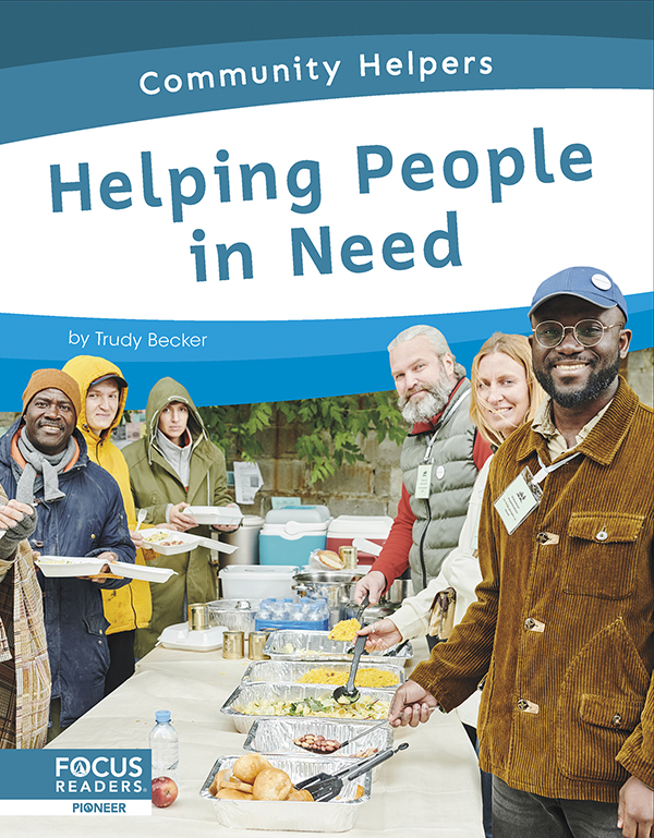 This engaging book introduces readers to several ways that volunteers can help people in need, from donating to food pantries to offering free services, and describes how these actions help the community. The book also includes a 