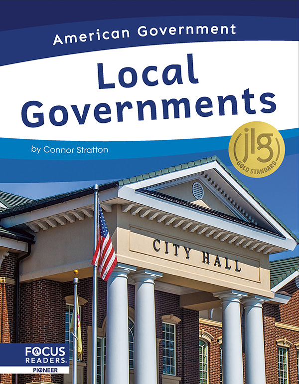 This book introduces young readers to local governments of the United States, including city and county government, their roles, their relationships with federal and state governments, and how people take office at the local level. The book also includes a “Closer Look” special feature, several 