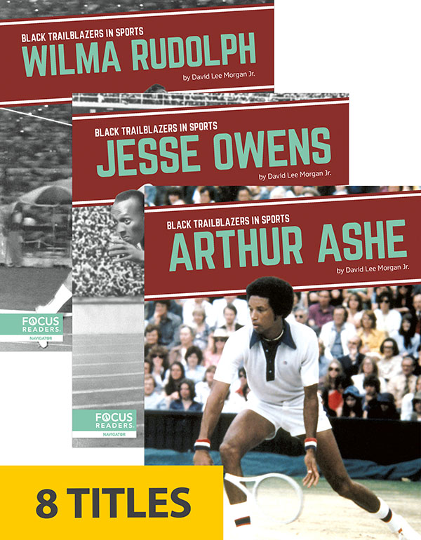 These fascinating biographies explore remarkable Black athletes whose talent and character paved the way for future generations. Each book focuses on an athlete’s life, career, struggles against discrimination, and work for social justice. Each book also features an 