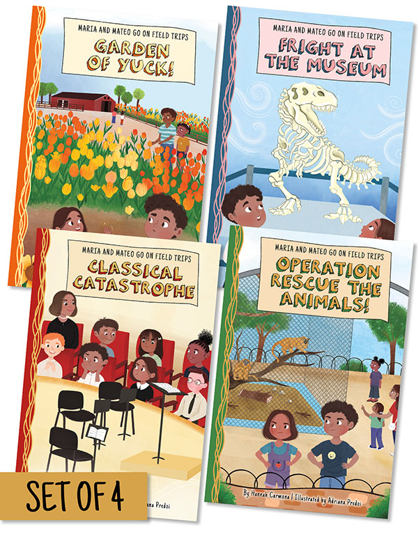 Maria And Mateo Go On Field Trips (Set Of 4)