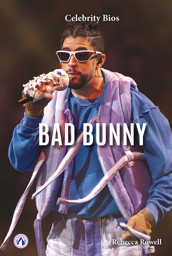 This engaging book showcases the life and work of musician Bad Bunny, explaining his early life, rise to fame, and most influential works. Short paragraphs provide easy-to-read text, while vivid photographs make the book engaging and accessible. The book also includes informative sidebars, short 