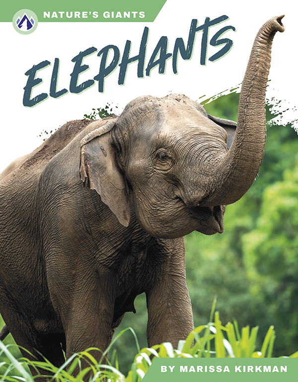 This book describes the habitats, diet, and life cycle of elephants. Short paragraphs of easy-to-read text are paired with plenty of colorful photos to make reading engaging and accessible. The book also includes a table of contents, fun facts, sidebars, comprehension questions, a glossary, an index, and a list of resources for further reading. Apex books have low reading levels (grades 2-3) but are designed for older students, with interest levels of grades 3-7.