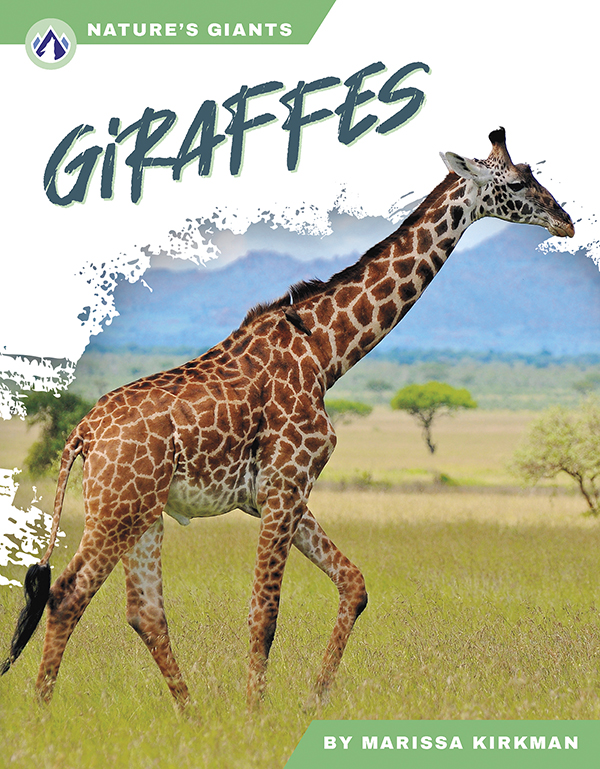 This book describes the habitats, diet, and life cycle of giraffes. Short paragraphs of easy-to-read text are paired with plenty of colorful photos to make reading engaging and accessible. The book also includes a table of contents, fun facts, sidebars, comprehension questions, a glossary, an index, and a list of resources for further reading. Apex books have low reading levels (grades 2-3) but are designed for older students, with interest levels of grades 3-7.