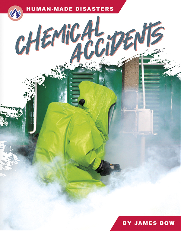 This book describes the causes and dangers of chemical spills and explosions. Short paragraphs of easy-to-read text are paired with plenty of colorful photos to make reading engaging and accessible. The book also includes a table of contents, fast facts, sidebars, comprehension questions, a glossary, an index, and a list of resources for further reading. Apex books have low reading levels (grades 2-3) but are designed for older students, with interest levels of grades 3-7.