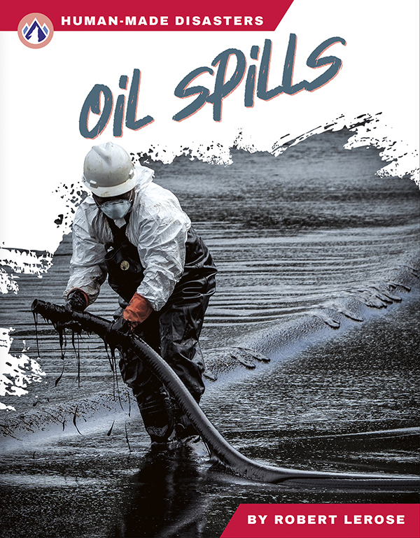 This book describes the causes and dangers when oil spills from rigs, tankers, and pipes. Short paragraphs of easy-to-read text are paired with plenty of colorful photos to make reading engaging and accessible. The book also includes a table of contents, fast facts, sidebars, comprehension questions, a glossary, an index, and a list of resources for further reading. Apex books have low reading levels (grades 2-3) but are designed for older students, with interest levels of grades 3-7.