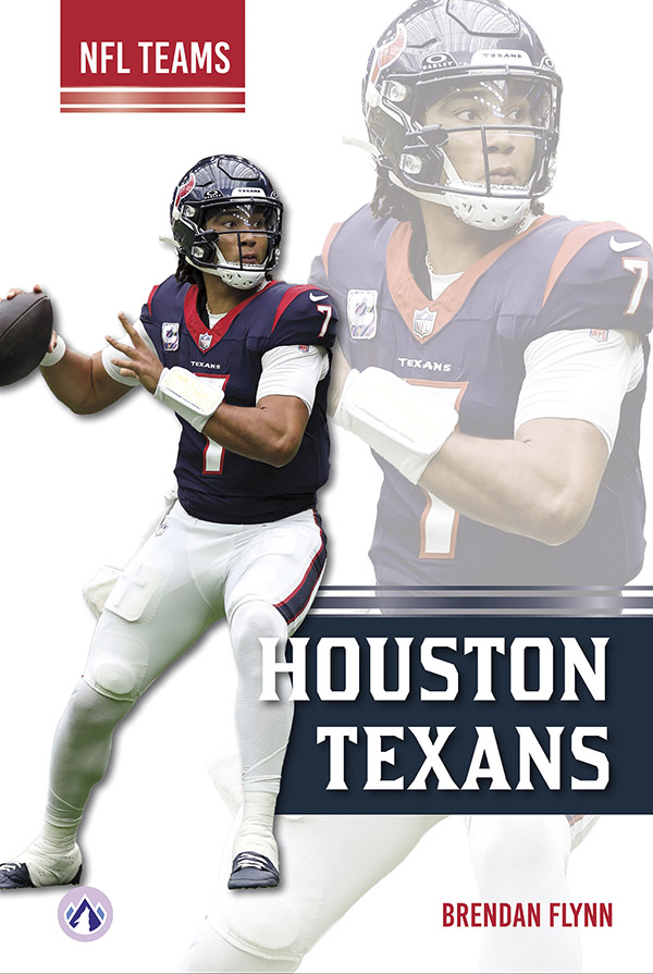 This book offers an exciting look at the Houston Texans, from the legends of the past to the superstars of today. Short paragraphs provide easy-to-read text, while vivid photographs make the book engaging and accessible. The book also includes informative sidebars, a list of team records, a timeline, comprehension questions, a glossary, an index, and a list of resources for further reading. This book is part of the Apex Varsity imprint, which has a reading level of grade 3. However, the imprint is specifically designed for older readers, with interest levels of grades 3–9.
