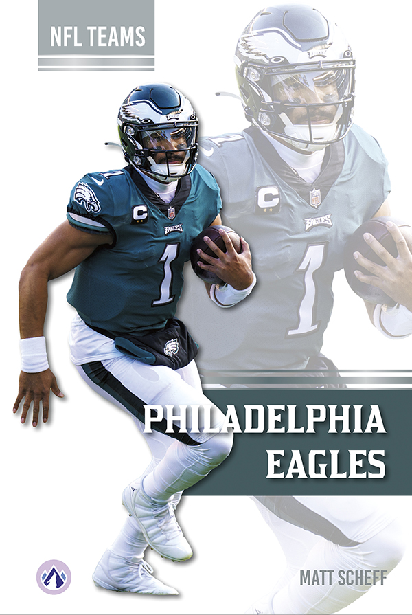 This book offers an exciting look at the Philadelphia Eagles, from the legends of the past to the superstars of today. Short paragraphs provide easy-to-read text, while vivid photographs make the book engaging and accessible. The book also includes informative sidebars, a list of team records, a timeline, comprehension questions, a glossary, an index, and a list of resources for further reading. This book is part of the Apex Varsity imprint, which has a reading level of grade 3. However, the imprint is specifically designed for older readers, with interest levels of grades 3–9.