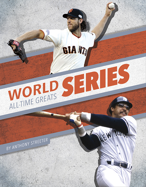 Get to know the greatest players in the history of the World Series, from the legends of the past to today’s biggest superstars. This action-packed book also includes a timeline, World Series facts, additional resources links, a glossary, and an index. This Press Box Books title is aligned to a reading level of grade 3 and an interest level of grades 2-4.