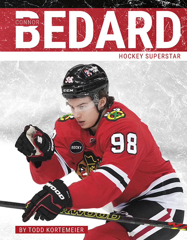 This book dives deep into the life and career of Chicago Blackhawks phenom Connor Bedard. The book also includes a table of contents, a map of where Bedard's biggest accomplishments took place, a list of Bedard's accolades, additional resource links, a glossary, and an index. This Press Box Books title is aligned to a reading level of grades 3-4 and an interest level of grades 3-7.